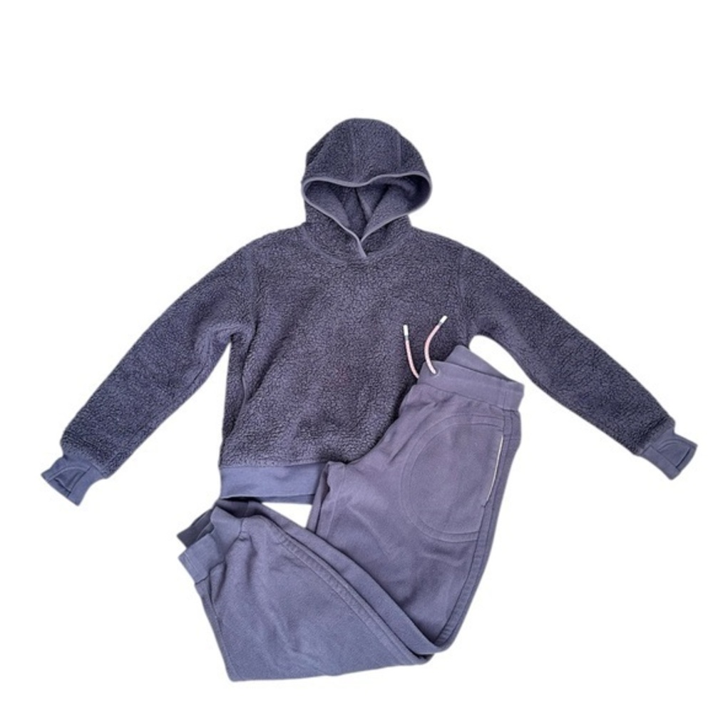 Athleta Kids Purple Sweatpants & Hoodie Set